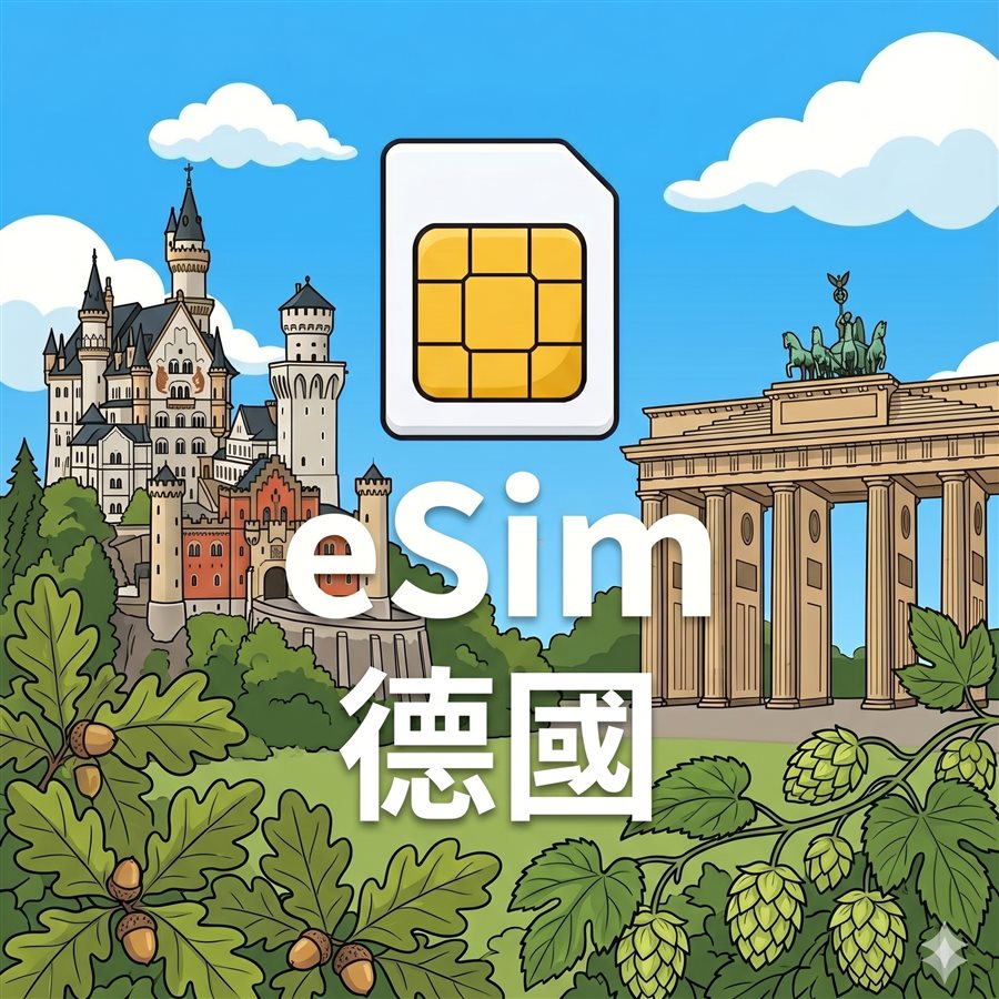 德國 eSIM 1G/7Days